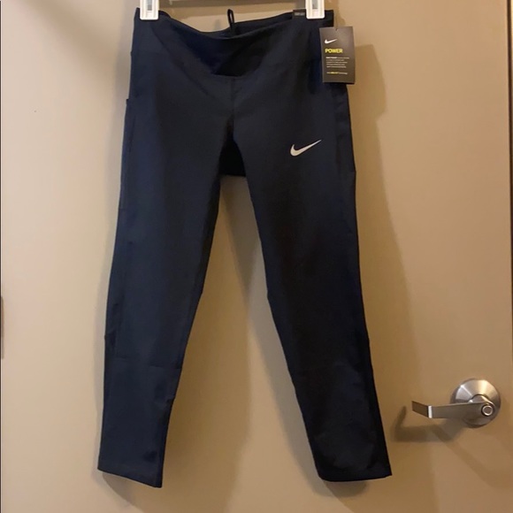 Nike Pants - NWT NIKE running tight fit crop S